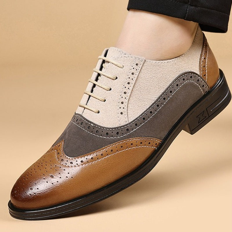 Mocassins à bout golf bicolore Kingsford