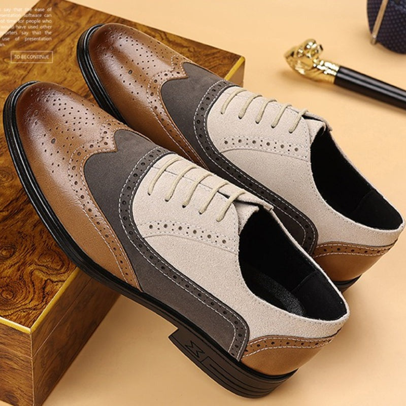 Mocassins à bout golf bicolore Kingsford