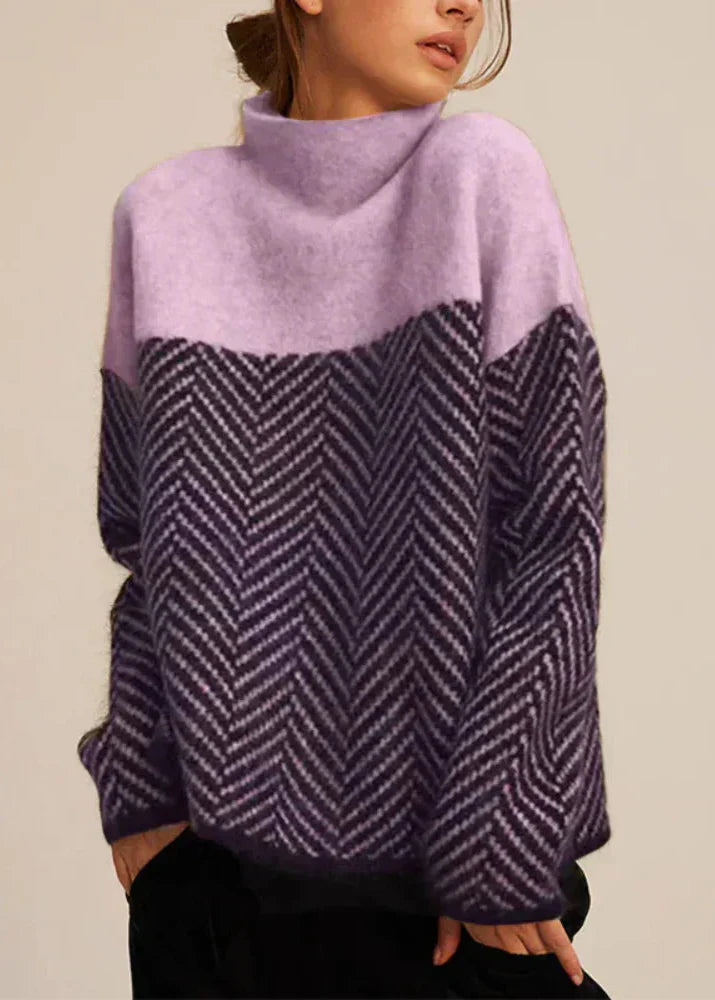 Malene | Pull à col roulé en coton