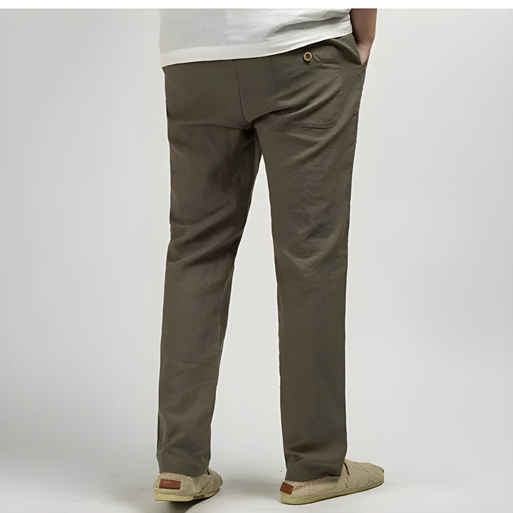 Pantalon en lin Hampton