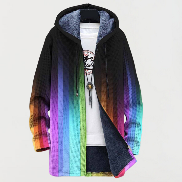 PAOLINA | Cardigan a Gradiente Arcobaleno