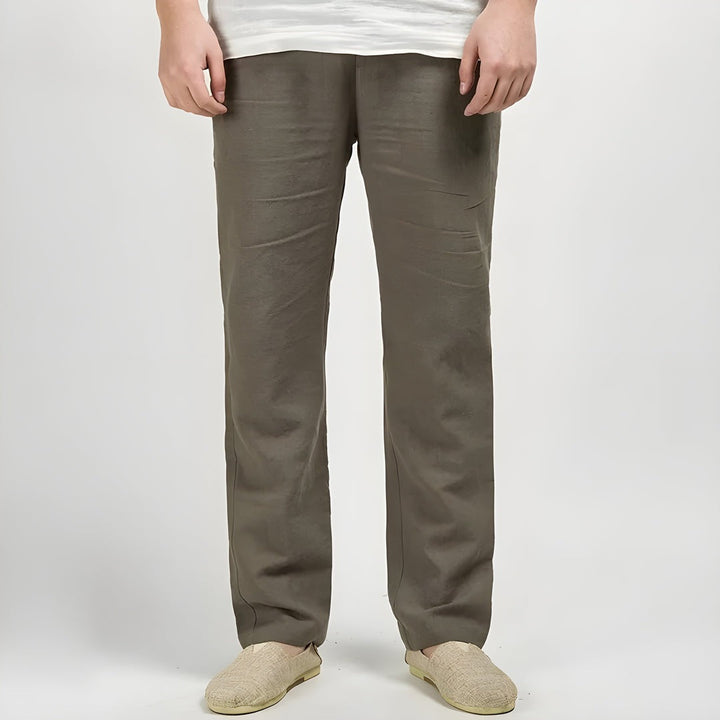 Pantalon en lin Hampton