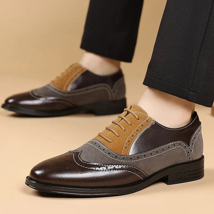 Mocassins à bout golf bicolore Kingsford