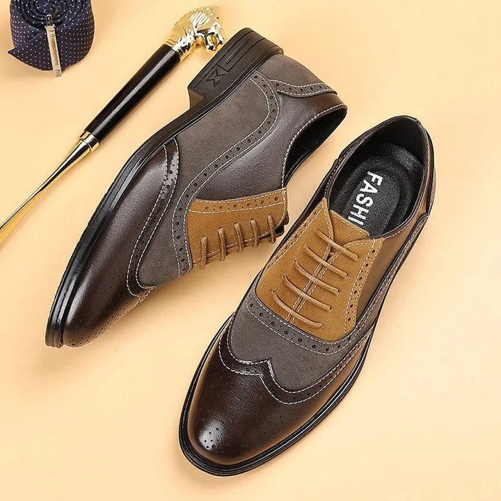 Mocassins à bout golf bicolore Kingsford