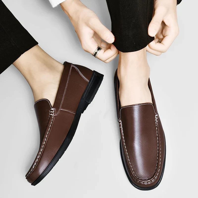 Mocassins en cuir véritable Riverton