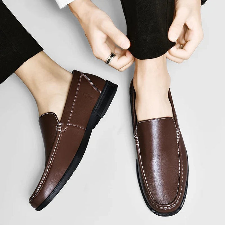 Mocassins en cuir véritable Riverton