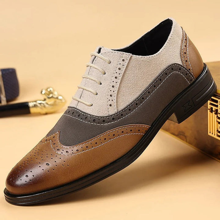 Mocassins à bout golf bicolore Kingsford