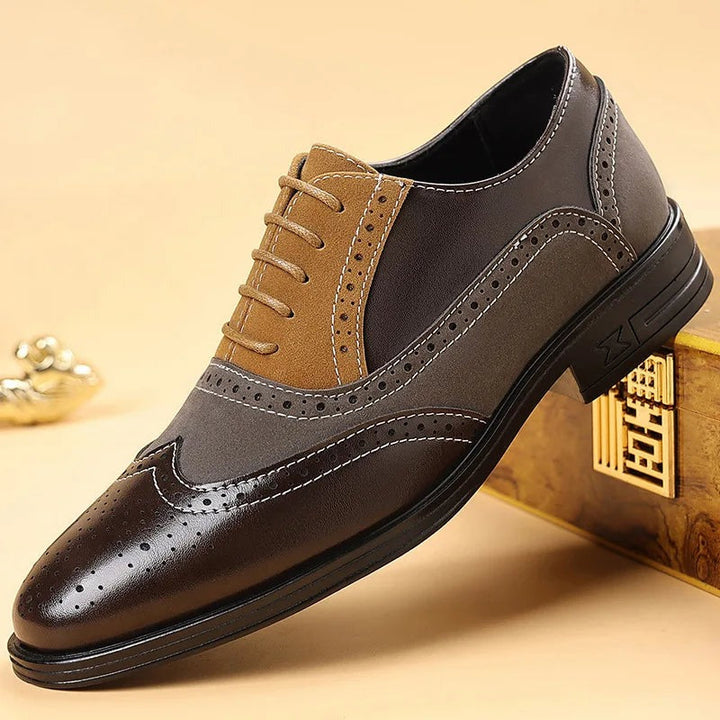 Mocassins à bout golf bicolore Kingsford