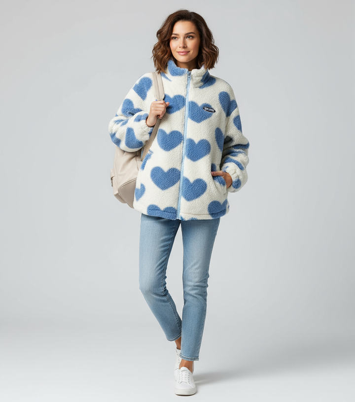 Katharina™ | Veste à cœurs réversible