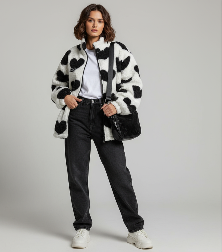 Katharina™ | Veste à cœurs réversible
