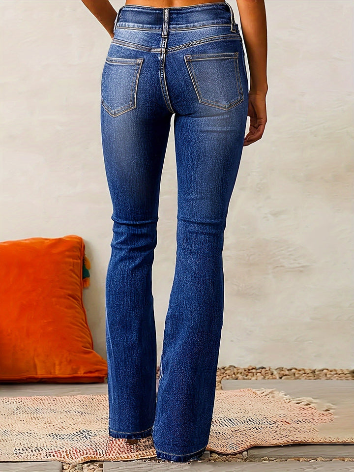 Marylène™  – Jean évasé taille haute tendance