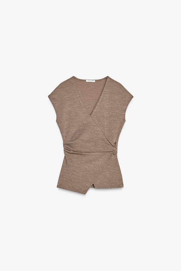 Ensemble Élégant en Tissu Texturé