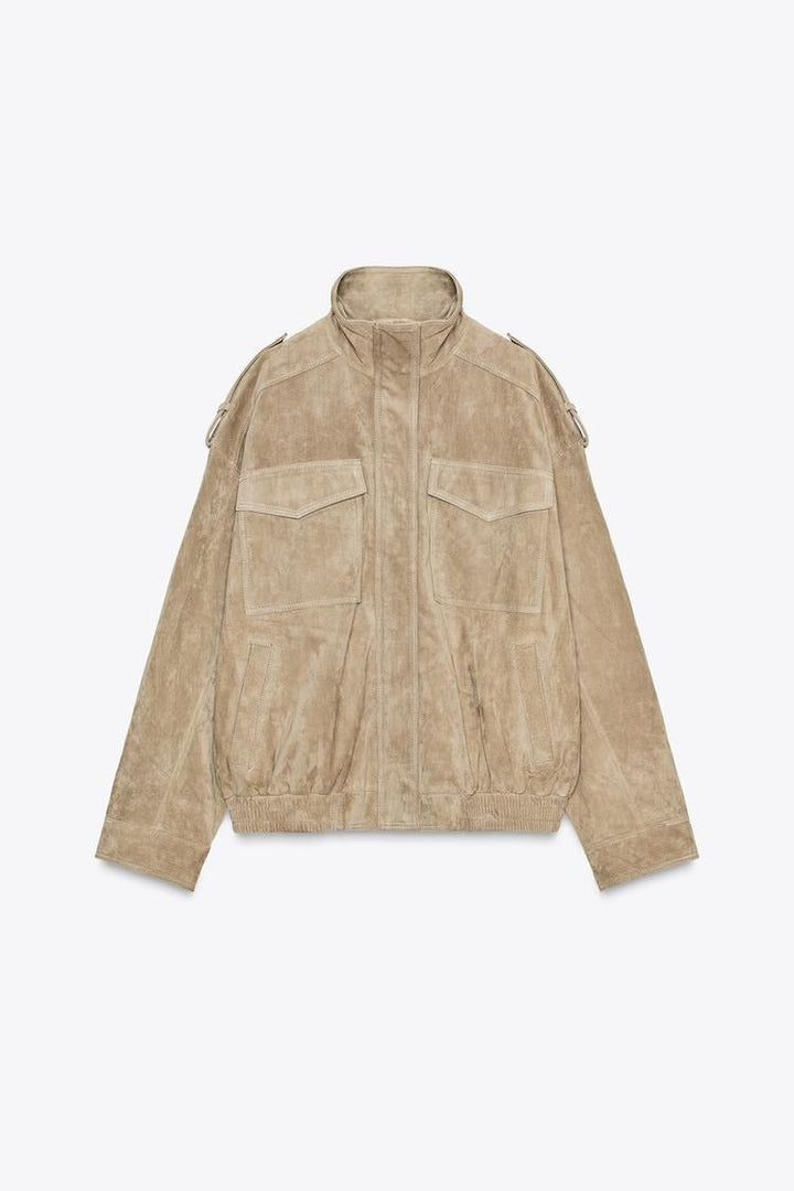 VESTE EN DAIM – CHIC INTEMPOREL