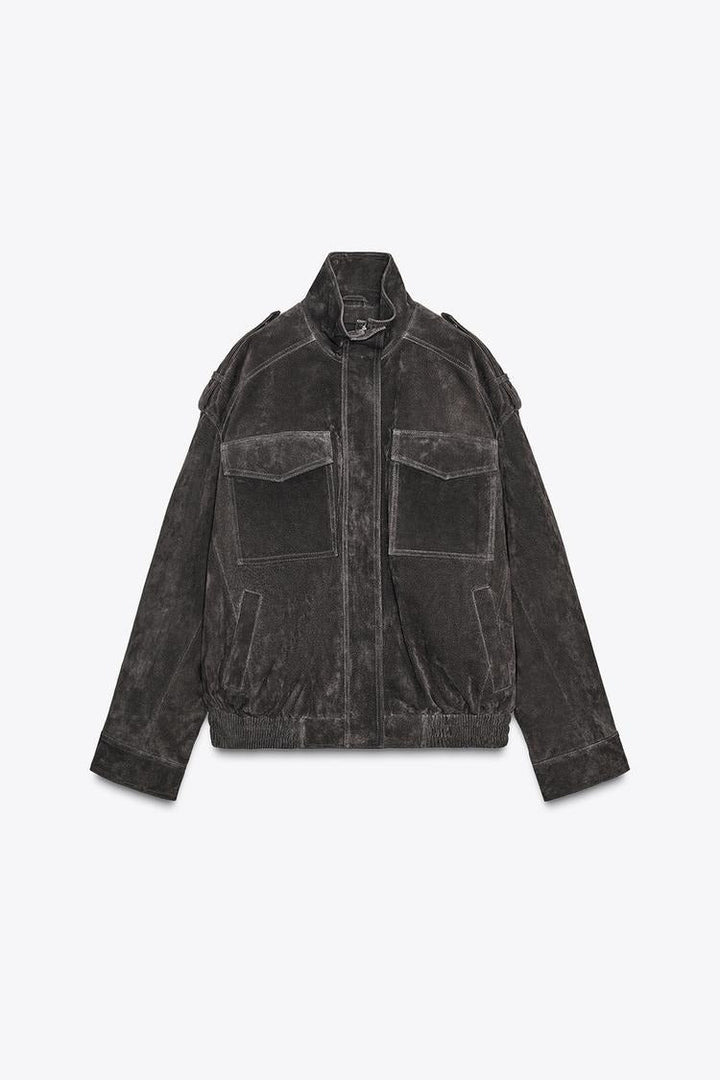 VESTE EN DAIM – CHIC INTEMPOREL