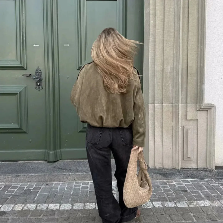 Amelie™  | Veste courte en cuir