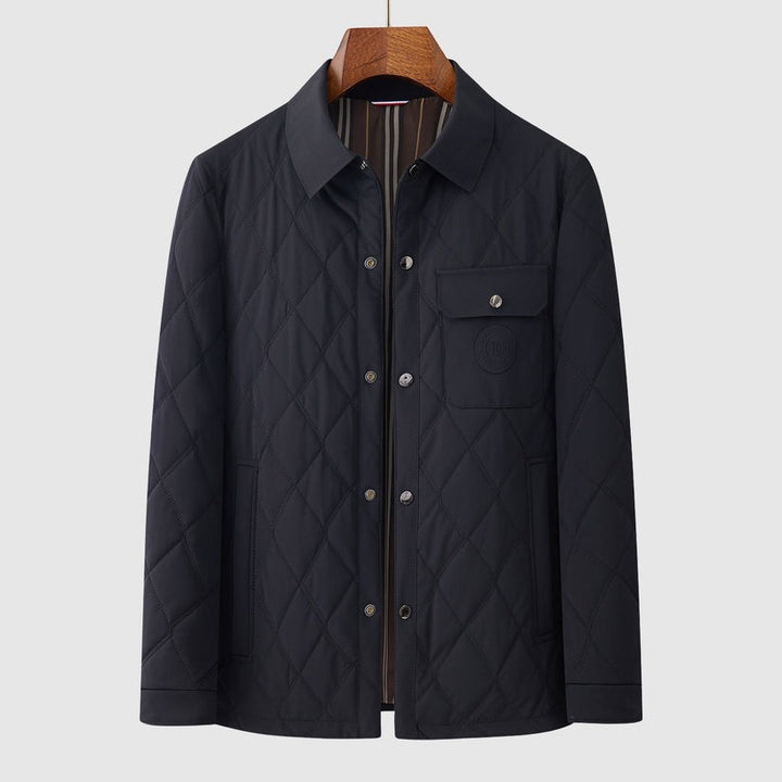 Veste chic matelassée surpiquée