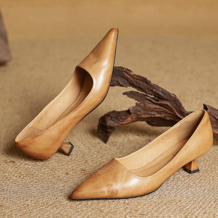 Escarpins Anok en cuir véritable