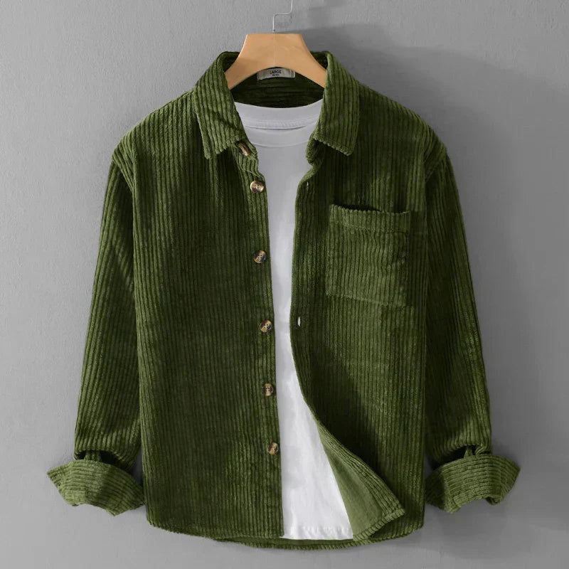 FINN | CORDUROY LONG-SLEEVE SHIRT