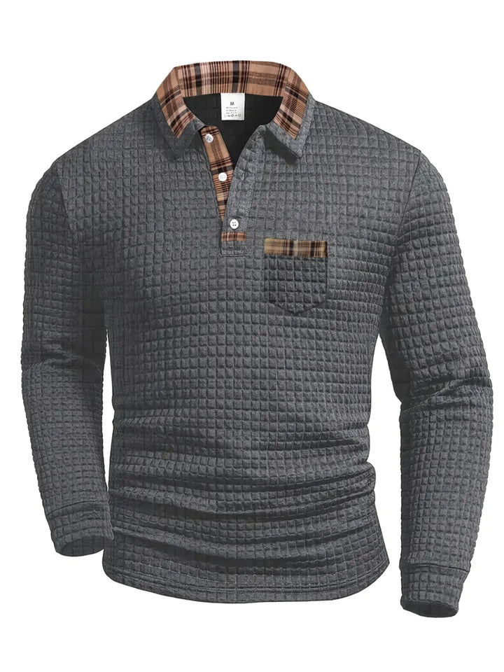 SEAN | CHECKERED POLO SHIRT