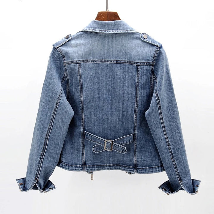 Veste zippée en jean Freya