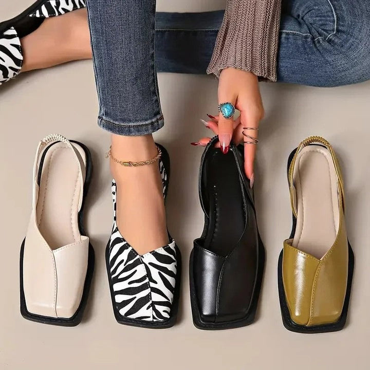 CHAUSSURES PLATES À ENFILER VALENTINA